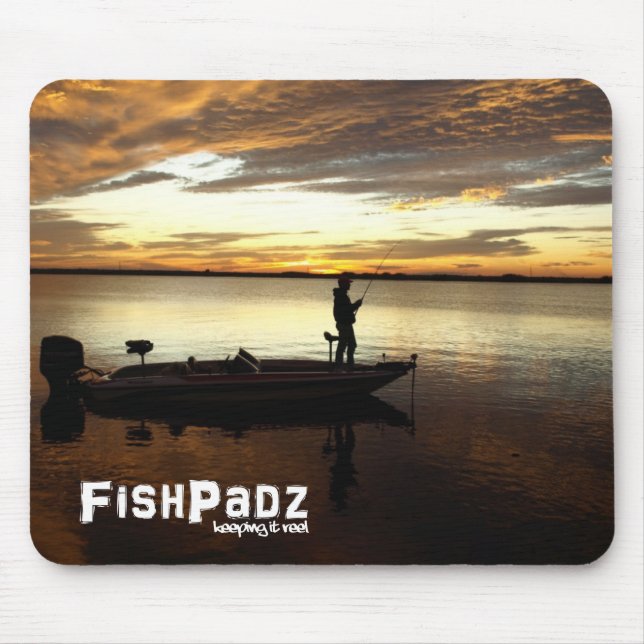 Pescador baixo Mousepad (Frente)