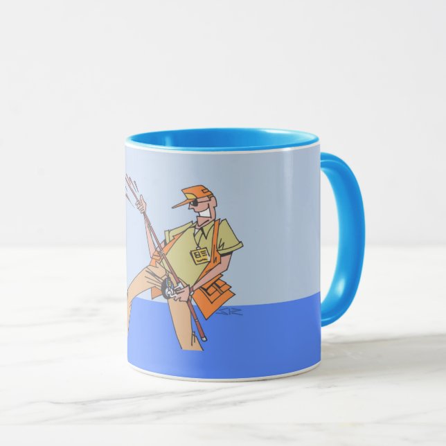 Pescador com caneca azul-esquerda (Frente Esquerda)