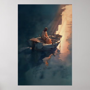 Pescador Contemplativo de Homens Impressão Jesus n