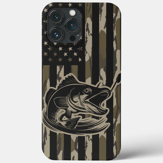 Pescador de Pesca Camo Flag Bottomland Camo (Verso)