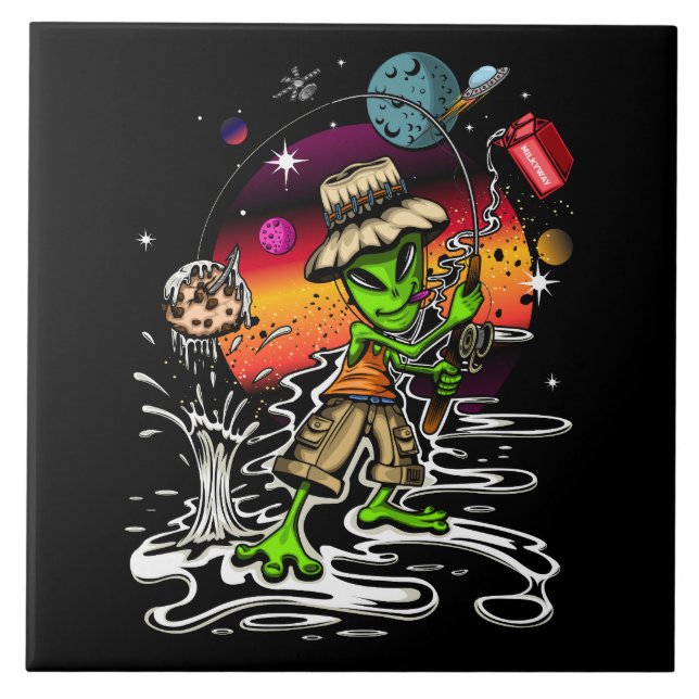 Pescador espacial (Frente)