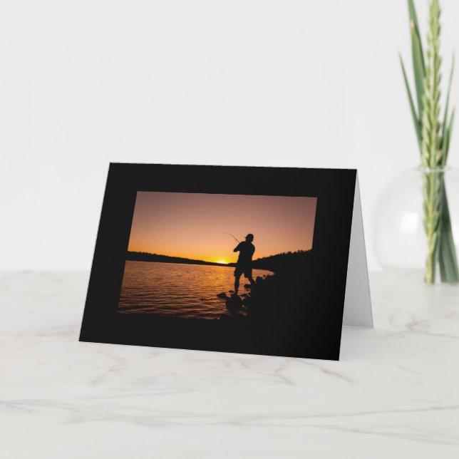 "PESCADOR" NO CARTÃO DE ANIVERSÁRIO (Frente)