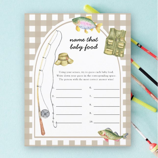 Pescador - Nomeie esse jogo de chá para bebês (Criador carregado)