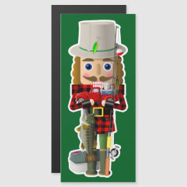 Pescador Nutcracker com Pequeno Caminhão Vermelho