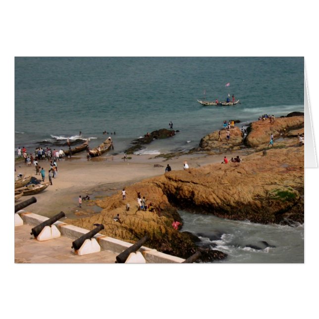 pescadores no cartão de trabalho (Frente Horizontal)