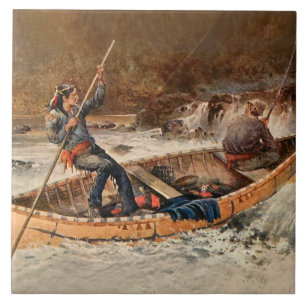 “Pescando Trutas” Arte Ocidental por Frank Feller