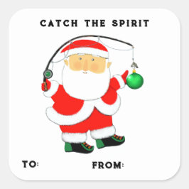 Pescar Etiquetas de presentes de Natal