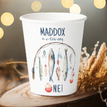 Pescar O-Peixe-Ally O Grande Aniversário De Um Men