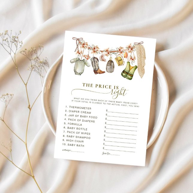 Pescar O Preço É O Jogo Do Chá de fraldas Da Engui (Criador carregado)