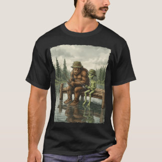 Pescaria Alienígena de Pé Grande - Camisa Vintage