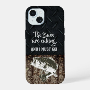 Pescaria de Robalo Camuflado para Homens Placa de