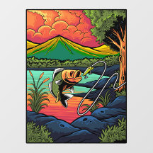 Pescaria Peixes Levando Iscas Esportes Pesqueiros