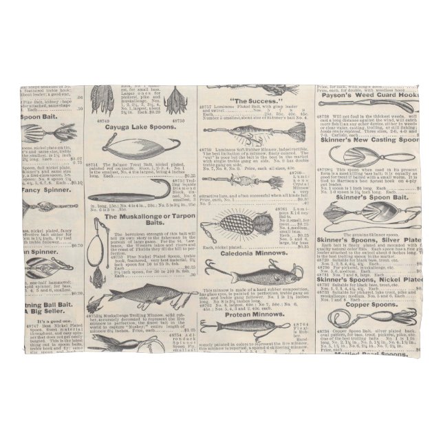 Pescarias Vintage: Pescador antigo dos anos 1900 (Frente)