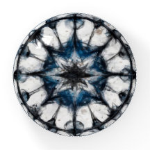 Peso de Papel de Vidro Mandala da Bússola Estelar