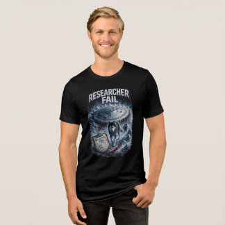 Pesquisador Falha Camiseta Masculina Bella+Canvas