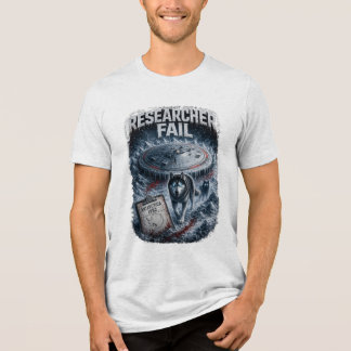 Pesquisador Falha Camisetas Masculinas Bella+Canva