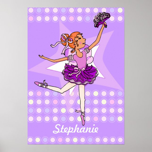 Pêssego Ballerina - poster (Frente)