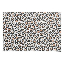 Pêssego Branco Impressão Preta-Leopardo        