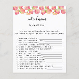 Pêssego d'água que conhece melhor a mamãe