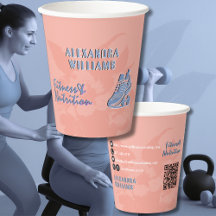 Pêssego Desbotado Azul Floresceu Fitness & Nutriçã