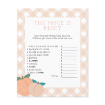 Pêssego doce | Adivinha o jogo do Chá de preço