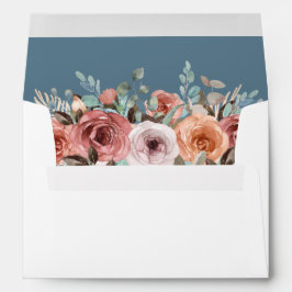Pêssego embaçado etéreo Floral e Azul-Mistura