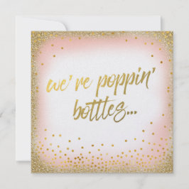 Pêssego nós somos pérola do convite das garrafas