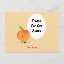 Pêssego para as Estrelas | Cartão postal