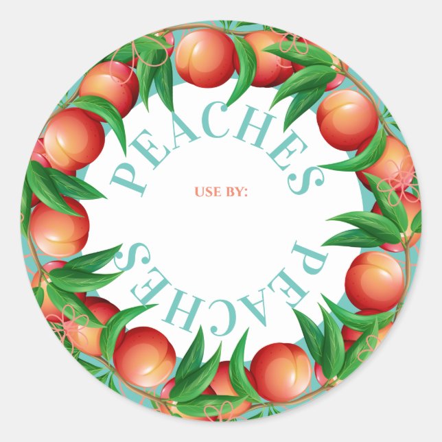 Pêssego tarte de fruta enchendo etiqueta de enlata (Frente)