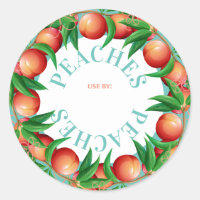 Pêssego tarte de fruta enchendo etiqueta de enlata