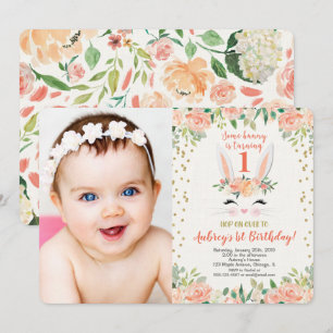 Pêssegos e creme para convites de aniversário de