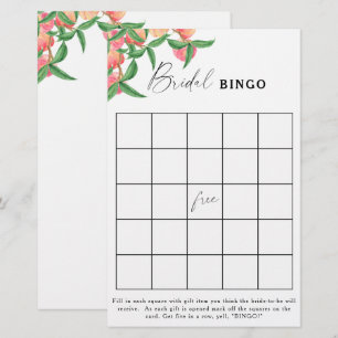 Pêssegos - jogo do bingo Chá de panela