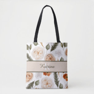 Pessegueira Monograma Tote Floral