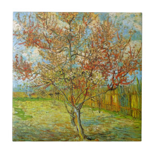 Pessegueiro Rosa em Flor por Vincent van Gogh