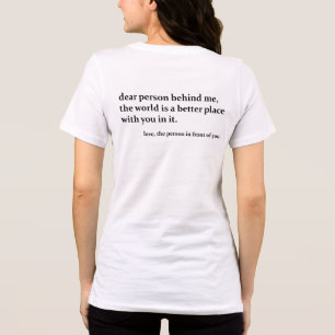 Pessoa Atrás de Mim, Camisola com Impressão nas Co