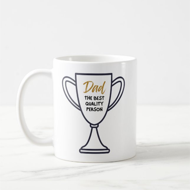 Pessoa de melhor qualidade - caneca de Pai (Esquerda)