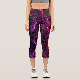 Pessoa vestindo leggings cropped com um preto 