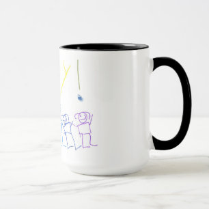 Pessoas alegres da caneca