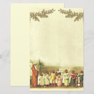 Pessoas bege de Natal vintage