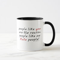 Pessoas como você pessoas da caneca do ódio