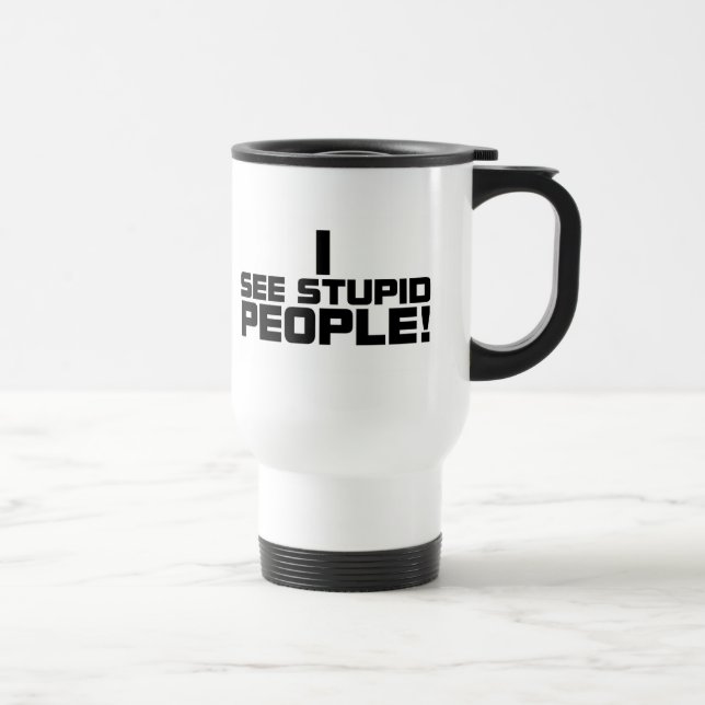 Pessoas estúpidas da caneca (Direita)