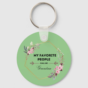 pessoas favoritas me chamam de vovó chaveiro