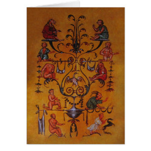 Pessoas loucas do cartão do ~