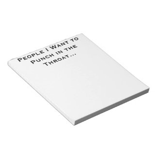 Pessoas que quero travar no bloco de notas da garg