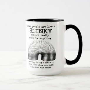 Pessoas Slinky Caneca Divertida Humor