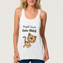 Pessoas Suck, Camisa De Regras De Gatos