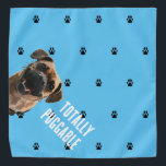 Pet Bandana Totalmente Puggable<br><div class="desc">Seu cachorro não podia parecer mais bonito do que nesta mão desenhada,  bandana de estimação!</div>