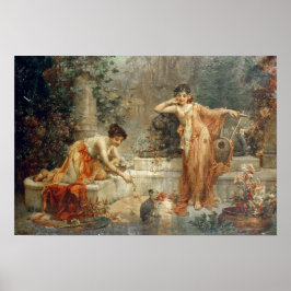 Pet Bird, por Hans Zatzka - poster