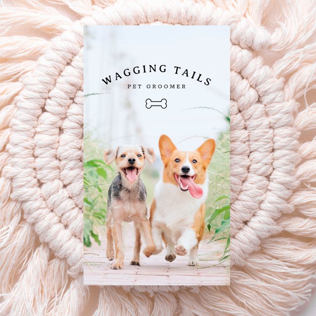 Pet Groomer Cartão de visita (Criador carregado)