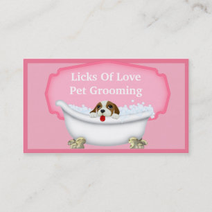 Pet Grooming Cartão de visita
